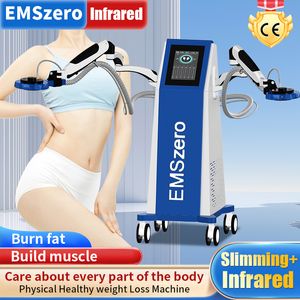 Mais recente venda quente vertical ems músculo escultura máquina de raios infravermelhos estimulador muscular rf máquina eletromagnética de perda de peso