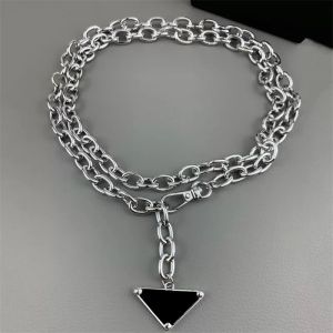 Designer feminino corrente de cintura prata cintos de metal feminino ajustável cintura corrente moda triângulos preto saia acessórios marca luxo cinto