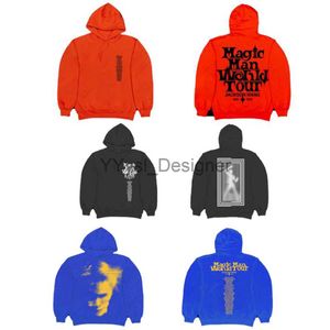 Jackson Wang Magic Man World Tour 2023 Büyük Boyu Kadınlar/Erkekler Hoodie Sweatshirt Street Giyim Hip Hop Külkü Kapşonlu Ceket Dış Giyim X0828