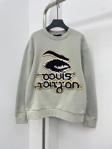 Mens Plus Size Sweaters hoodies in autumn / winter acquard knitting machine e Custom jnlarged detail crew neck cotton 232d