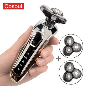 Electric Shavers Powerful Shaver for Men Beard Shaving Machine Razor Rechargeable Waterproof Wholesale Drop 230826