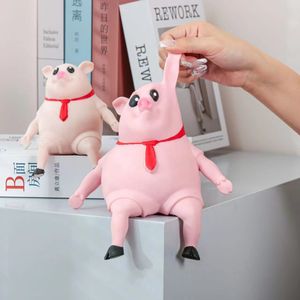 Dekompression leksak piggy pressa leksaker rosa grisar antistress leksak söta pressa djur härlig piggy doll stress lättnad leksak barn dag för barn gåva 230826