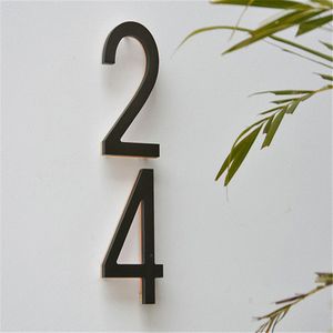 20cm high Outdoor 304# stainless steel backlit led house numbers, 8 inches high illuminated home number, light up doorplate