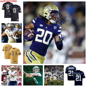 Georgia Tech Yellow Jackets Football jersey 0 Trey Cooley 23 Khari Gee 5 Zach Pyron 7 Trenilyas Tatum 7 Bryce Gowdy 6 Etinosa Reuben 23 Jamie Felix 72 Weston Franklin