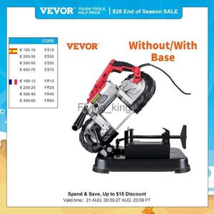 VEVOR Handheld Band Saw Variable-Speed Portable Bandsaw 1100W for Cutting Stainless Steel Aluminum Metal PVC Wood Rubber Plastic HKD230828