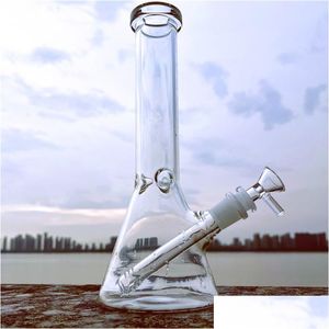 Tubos de fumo Fabricação Hookah Beaker Vidro Bong Água Dab Rig Catcher Material grosso para 10,5 Bongs Drop Delivery Home Garden House Dhsnu