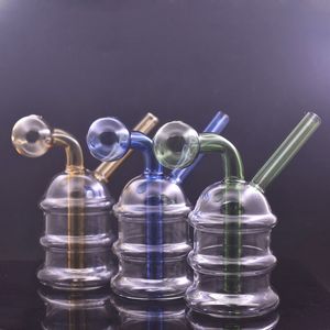 Großhandel Wasserpfeifen Glas Ölbrenner Bong für Clear Dab Rigs Wasser Bubbler Rauchen Wasserpfeife Rauchzubehör Günstigster Preis