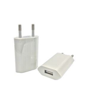 USB Wall Charger Mobiltelefonladdare EU Plug Travel Home AC Adapter för iPhone 5S 6S 7 Plus för Samsung S5 S6 S7