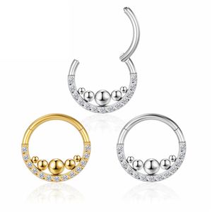 Носовое кольцо tragus helix septum crystal piercing servings titanium очаровательный G23 бары корзин хрящ Сексуальные внутренние ювелирные украшения