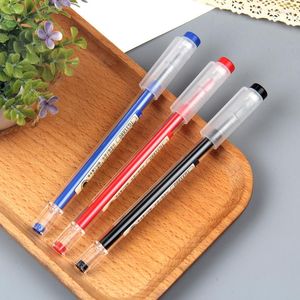 Neutral penna full nålrör blå/svart/röd bläck påfyllning av rodskolekontor Student Skriva Ritningspapper