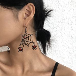 Hoop Huggie Halloween Esagerato Spider Ear Pendenti Orecchini personalizzati stile scuro Design divertente Stud 230828