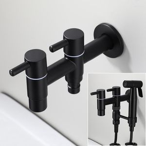 Bathroom Sink Faucets 304 Stainless Steel Wall Mounted Faucet G1/2 G3/4 Washing Machine Mop Pool Tap Bathtub Basin Sprayer Nozzle