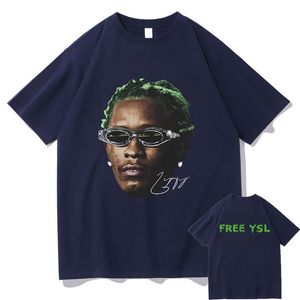 Rapper Young Thug Green Rare Graphic Tee Shirt Männlich Hip Hop Retro Kurzarm T-shirts Männer Frauen 100% Baumwolle Übergroßen T Shirt 821