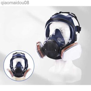 Protective Clothing Working chemical Gas mask full face mask safety protection respirator full face mask with carbon filter. Industrial spra HKD230826