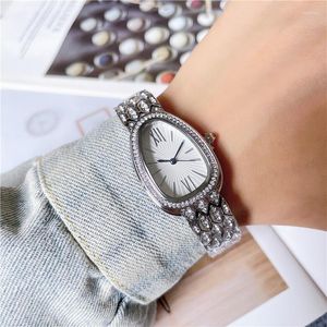 Armbandsur Kvinnor Watches Rose Gold Diamond Casual Quartz Dress Small Dial Ladies Silver Armband Stainless Steel Watch