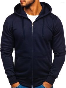 Männer Hoodies 2023 Schwarz Fleece Mit Kapuze Sport Pullover Herbst Freizeit Running Training Lose Große Größe Jacke Zipper Warme Shirts