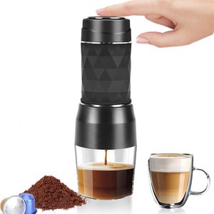 Macinini da caffè manuali Macchina per caffè espresso Pressa a mano Capsula macinata Macchina portatile adatta per polvere e 230828