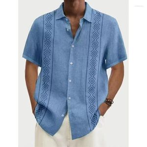 Men's Casual Shirts Independent Station Cross-border Fashion Trend Hawaii Short-sleeved Shirt 3D Digital Printed