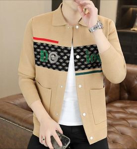 Cardigan japonês suéter masculino de malha jaqueta outono novo suéter jaqueta de malha moda primavera e outono tendência top