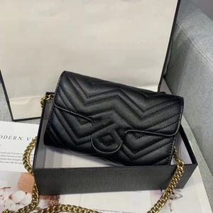 Mini oryginalne skórzane torba crossbody mary męska torba komunikatorowa g różowe designerskie torby hurtowe luksusowe TOTE torebki łańcuch mody torby na ramię