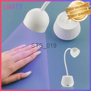 Nail Dryers Desktop UV/LED Nail Drying Lamp 24W High Power 8 Pcs Beads Drying Quickly High Service Life 360Adjustable Tube Free Your Hand x0828
