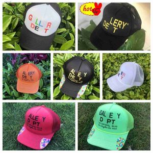 Summer Designer Ball Caps GP Graffiti Hat Casual Lettering Galleryes Curved Brim Baseball Cap Mens Womens Letters Printing Hats De Pt.