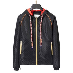 Partihandel varumärkesjacka Autumn och Winter Slim Fit Designer Zipper Jackets Kläder Mäns Casual Coat M-3XL