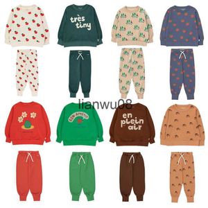 Clothing Sets New 2022 Tc Autumn Winter Kids Boys Clothes Sets Sportswear Children Sweatshirt And Pants Suits Print Baby Girl Clothing Outfits x0828