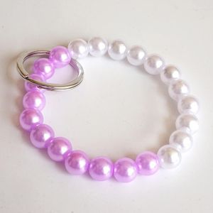 Portachiavi Perle Turchesi Perline Braccialetti Portachiavi per donna con perline