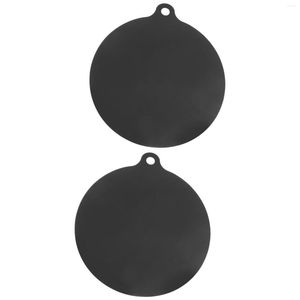 Tapetes de mesa Protetor de placa de indução elétrica Tapete anti-silício Cooktop Scratch Cover Isolado termicamente 2 pacotes