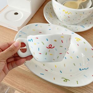 Кеплевые конфеты основной серии Coffee Cup Cupe Material Mabry Mabry Water Cartoon Corean Style емкостью от 210 мл до 350 мл 230828