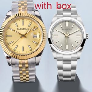 Högkvalitativ rörelse klockor Datejust Mens Designer Titta på lyxkvinnor Montre Orologio Automatisk mekanisk rostfritt stål MAN 41mm Lady 31mm 36 Armbandsur