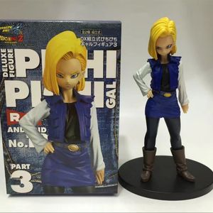 DBZ Android № 18 Banpresto Figure Colosseum Scultures Big 3 PVC фигура Коллективная модель игрушка 12 см R230828