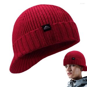 Cycling Caps Beanie Hat Elastic Warm Outdoor With Ear Protection Breathable Knit Anti-Static Winter For