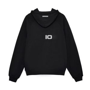 Mens Hoodie 2023 Homens Mulheres Nova Moda de Algodão Manga Longa Moda Com Capuz Suéter de Lã Com Capuz Casal Inverno Outono Roupas Casuais Tamanho XS-3XL 4 Estilos Preto Branco