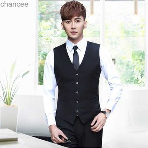 Mens Suit Vest Brand Clothing Business Casual Slim Wedding Waistcoats Men's Dress Vests Formal Vest Black Blue Colete S-4XL HKD230828