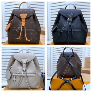 Popular designer sacos de moda feminina mochilas de viagem masculina clássico impresso sacos de escola bolsas mochilas com cordão removível