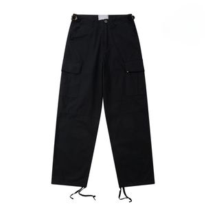 Carhartte Cargo Pants Designer Men's Cargo Pants High Street Hip Hop Streetwear Campus Student Jogger Sweatpants Drawstring Loose Trousers With Pockets 875