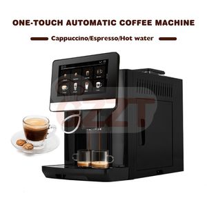 Kaffekrukor Gzzt OneButton Full Automatic Machine 19bar Ulka Pump Double Pannan OneTouch Custom Fancy Maker 110220V5060Hz 230828
