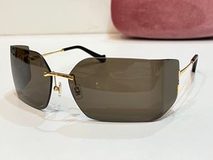 Maske sargısı güneş gözlükleri altın kahverengi lens kadınlar erkekler yaz sunnies gafas de sol tasarımcılar güneş gözlüğü tonları occhiali da sole uv400 gözlük