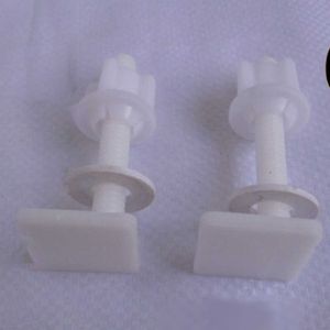 Toilet Seat Covers 2Pcs Plastic Toilet Seat Hinge Bolt + Fitting Screws +Nuts Washers Kit For Home Bathroom Accessories 6.7*2.7*2.7cmHKD230825