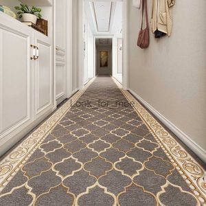 Simple Long Corridor Carpet Hotel Hallway Aisle Rug Home Office Stair Carpet Bedroom Kitchen Floor Mat Decorative Entrance HKD230828