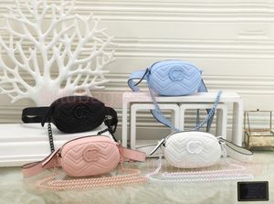 Высококачественные сумочки Marmont Женские сумки для талии дизайнер Marmont по талии фанни упаковывает пакеты Lady's Belt Sags Женская знаменитая сумочка для груди mini