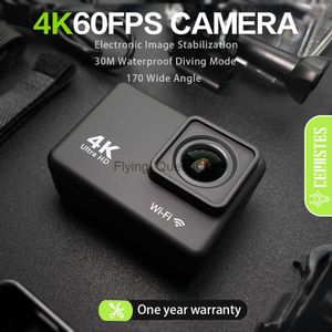 CERASTES Action Camera 4K 60FPS WiFi Anti-shake With Remote Control Screen Waterproof Sport Camera drive recorder EIS HKD230830