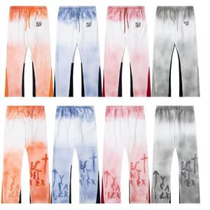 Herrendesigner Jeans Männer Jeanshose für Frauen und Männer Retro High Street Jeans Splätschende Tinte Graffiti Montage Street Unisex Jeans Hosen Größe S-XL