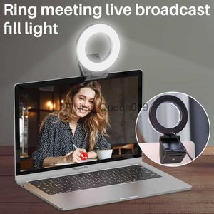 Ulanzi VIJIM CL07 4 '' Selfie Ring Light Webcam Light per iPad Tablet PC portatile Luce per videoconferenze con clip di montaggio base da 1/4 '' HKD230828