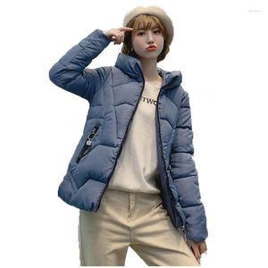 Women's Down Winter Short Cotton Coat Women 2023 Korean Version Plus Size Bread Service Hooded Loose Thick Warm Jacket N1546