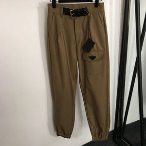 Pantaloni cargo da donna Pantaloni firmati con cintura personalità Pantaloni casual di lusso da donna Pantaloni stile street all'aperto