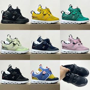 Cloud Kids 2023 On Shoes Designer Athletic Children Outdoor Sneaker Triple Bianco Nero Oro Rosso Laser Blu Ragazze Ragazzi Kid Child Trainer