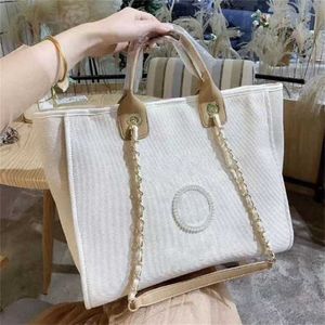 Luxury Handbag Shop 85% rabatt på mode Pearl Classic Beach Bags Women Handväskor Evening Bag Female Canvas Portable Luxury Trend Big Handbag Ladies Backpack MP5F